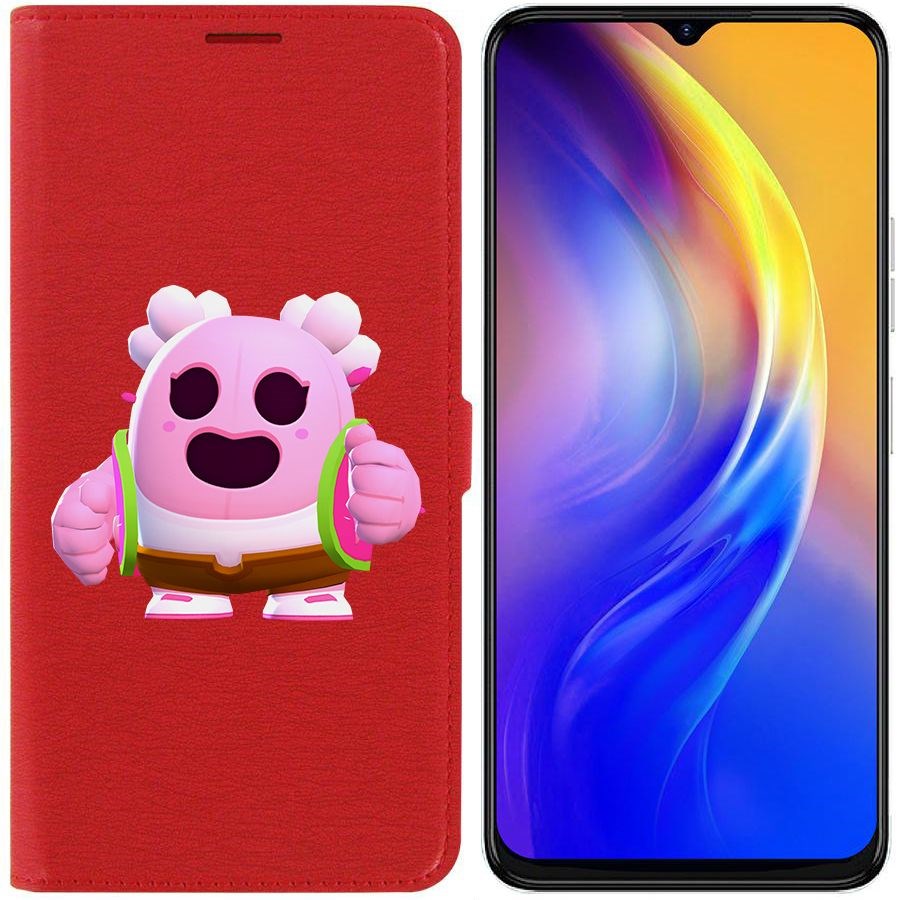 

Чехол-книжка Eco Book для Tecno Spark 10C Brawl Stars-Сакура Спайк