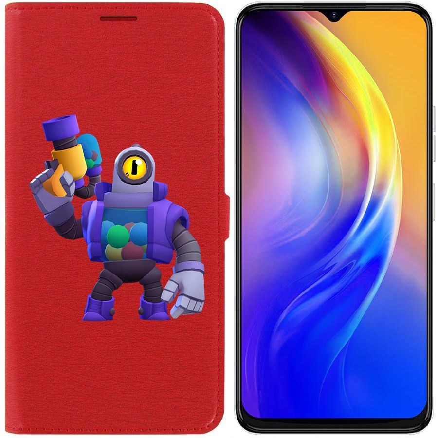 

Чехол-книжка Eco Book для Tecno Spark 10C Brawl Stars-Рико