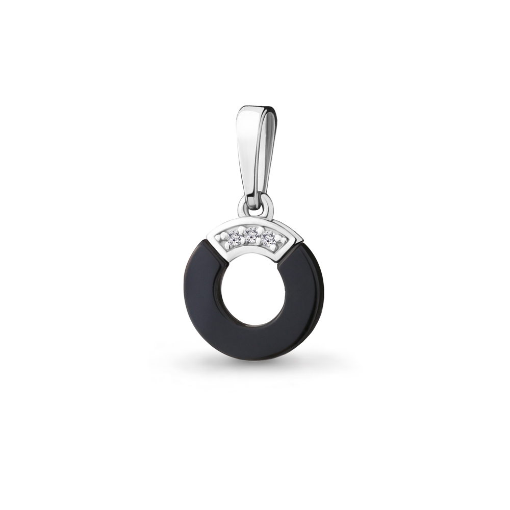 

Подвеска из серебра с фианитом Aquamarine 24161А_925_р, 24161А_925_р