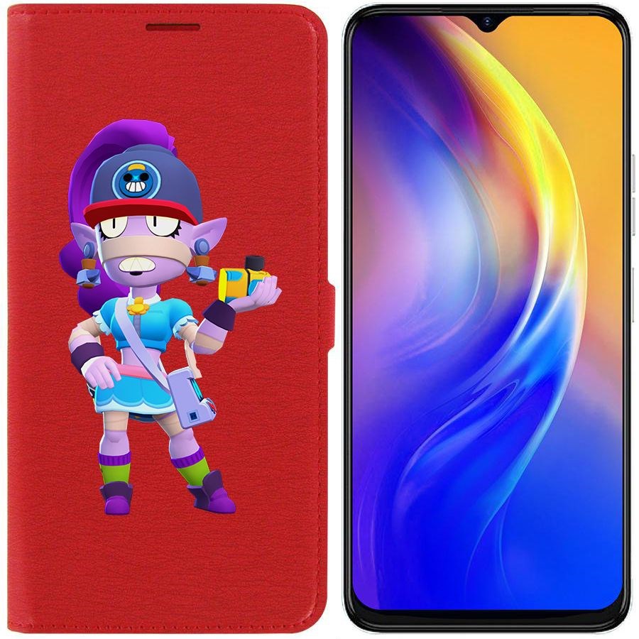 

Чехол-книжка Eco Book для Tecno Spark 10C Brawl Stars-Суперфанатка Эмз