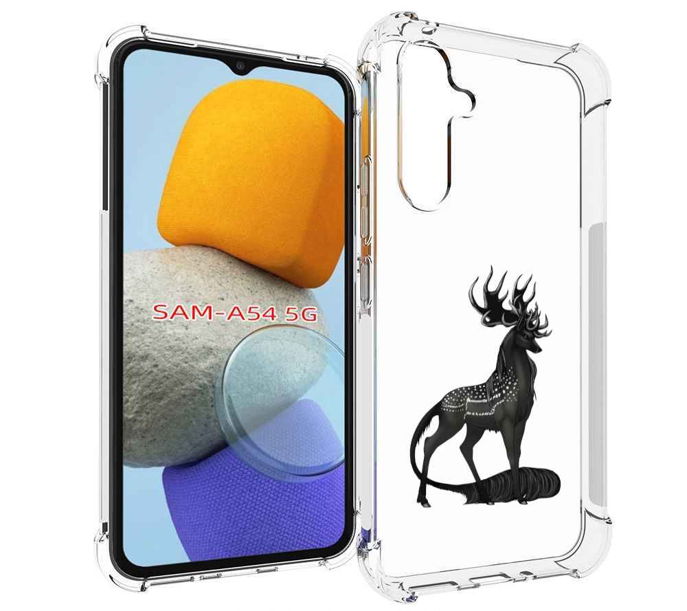 

Чехол MyPads красивый-черный-олень для Samsung Galaxy A54, Tocco
