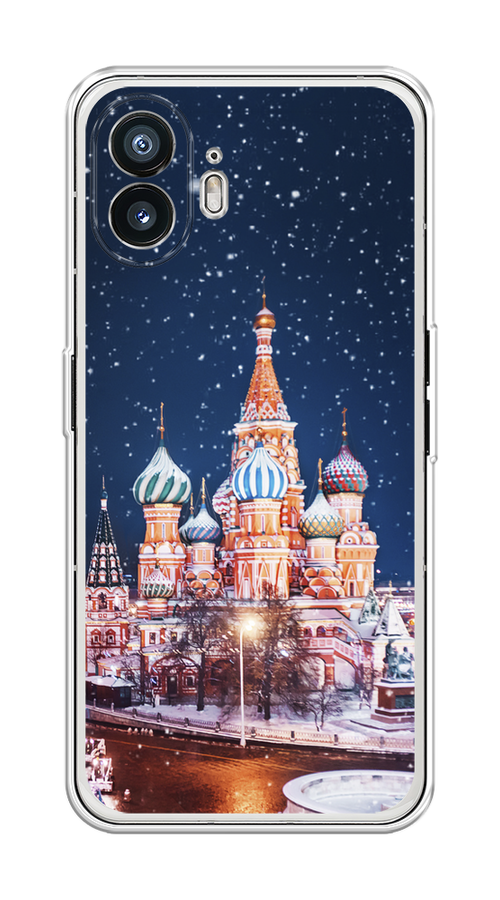 

Чехол на Nothing Phone (2) "Москва 1", Коричневый;синий;белый, 3300250-1