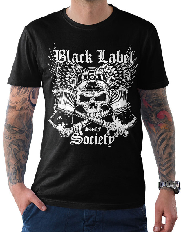 фото Футболка мужская design heroes black label society черная xl