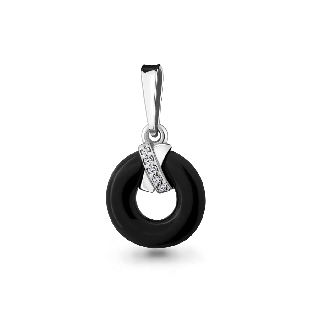 

Подвеска из серебра с фианитом Aquamarine 24160А_925_р, 24160А_925_р