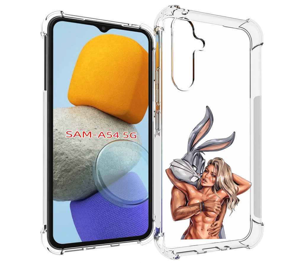 

Чехол MyPads красивая-девушка-с-бак-банни женский для Samsung Galaxy A54, Tocco