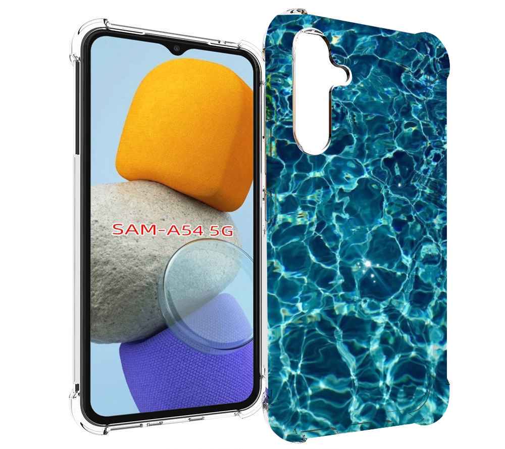

Чехол MyPads красивая голубая вода для Samsung Galaxy A54, Tocco