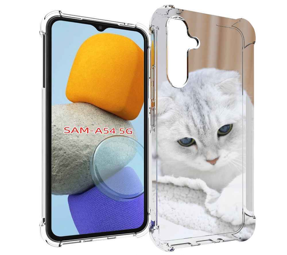 

Чехол MyPads кошка чаузи для Samsung Galaxy A54, Tocco