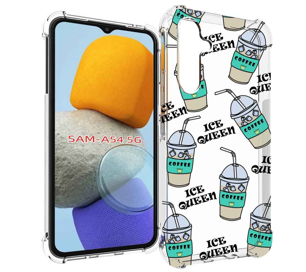 

Чехол MyPads кофе-с-льдом для Samsung Galaxy A54, Tocco