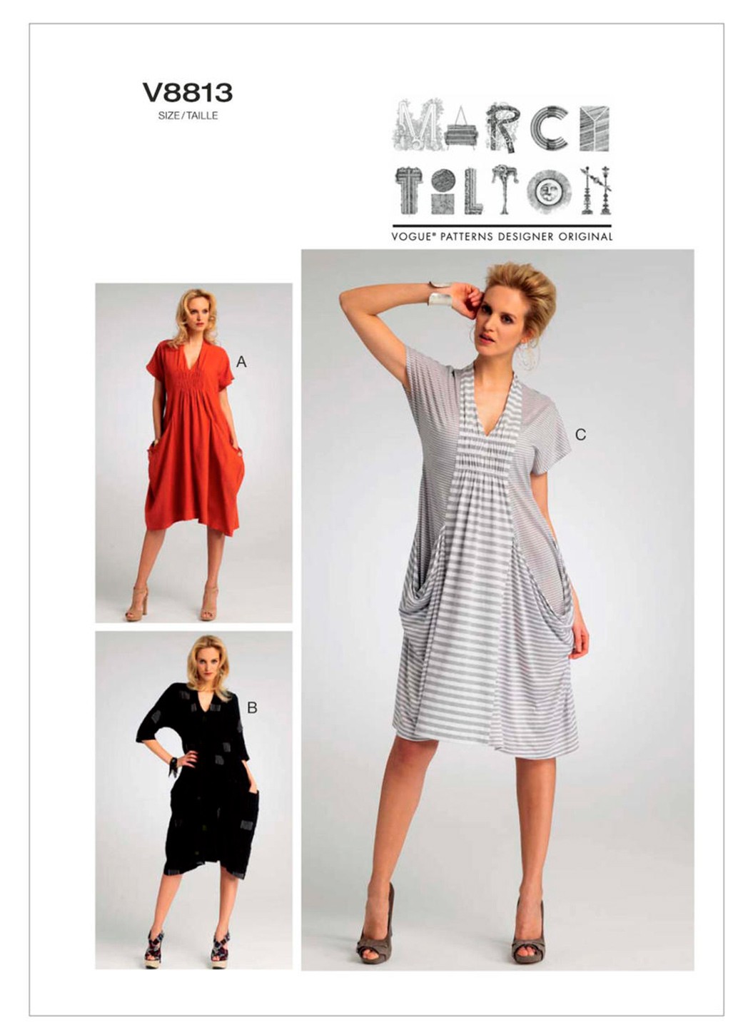 

Выкройка Vogue №8813 — Платье от Marcy Tilton