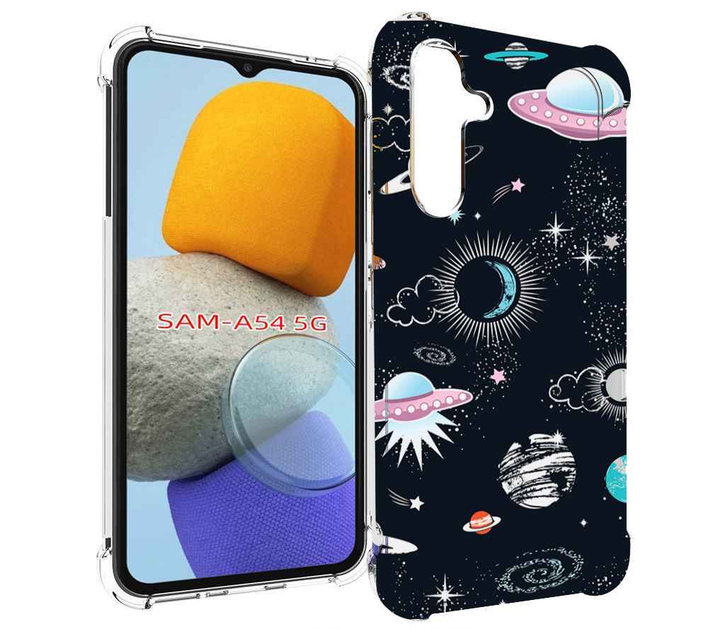 

Чехол MyPads космос-мини-картинки для Samsung Galaxy A54, Tocco