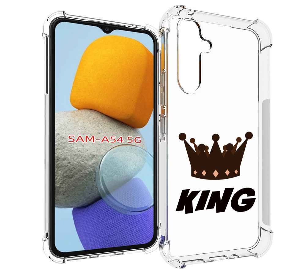 

Чехол MyPads корона-короля-черный для Samsung Galaxy A54, Tocco