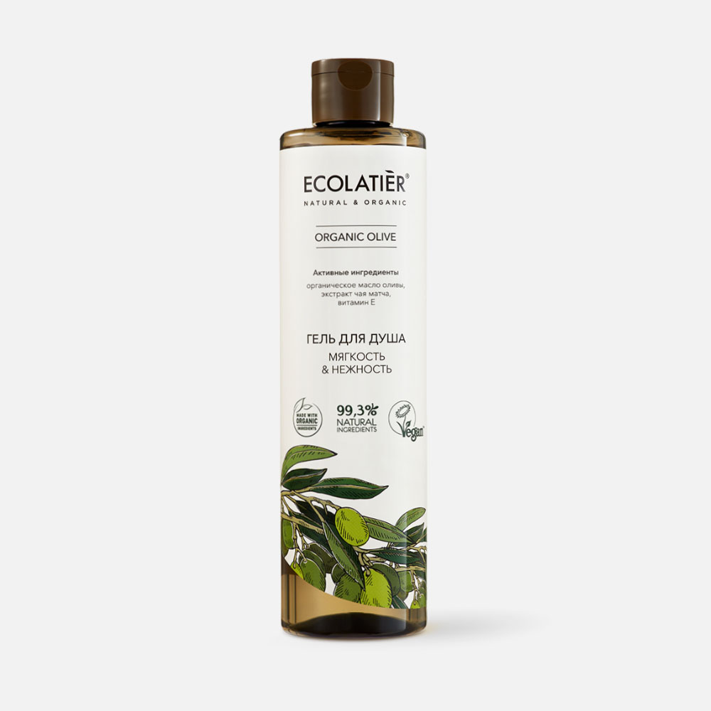 Гель для душа Ecolatier Organic Olive Мягкость и нежность 350 мл 225₽