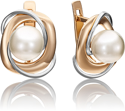 

Серьги из золота PLATINA jewelry 02-4498-00-301-1111-31, жемчуг культивированный, 02-4498-00-301-1111-31