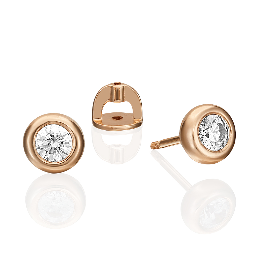 

Серьги-пусеты из золота ЮЗ Платина 02-4497-00-501-1110-38, swarovski, 02-4497-00-501-1110-38