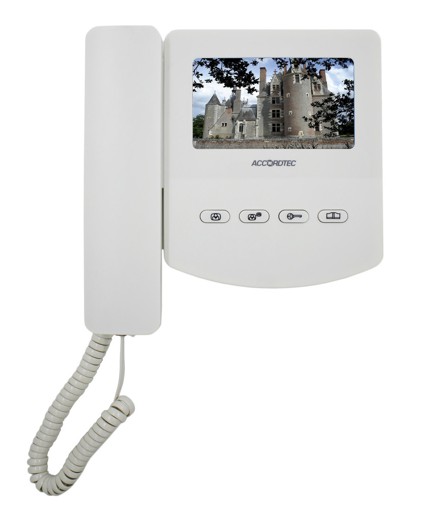 Монитор видеодомофона AT-VD 433C (белый) (= QM-433C)