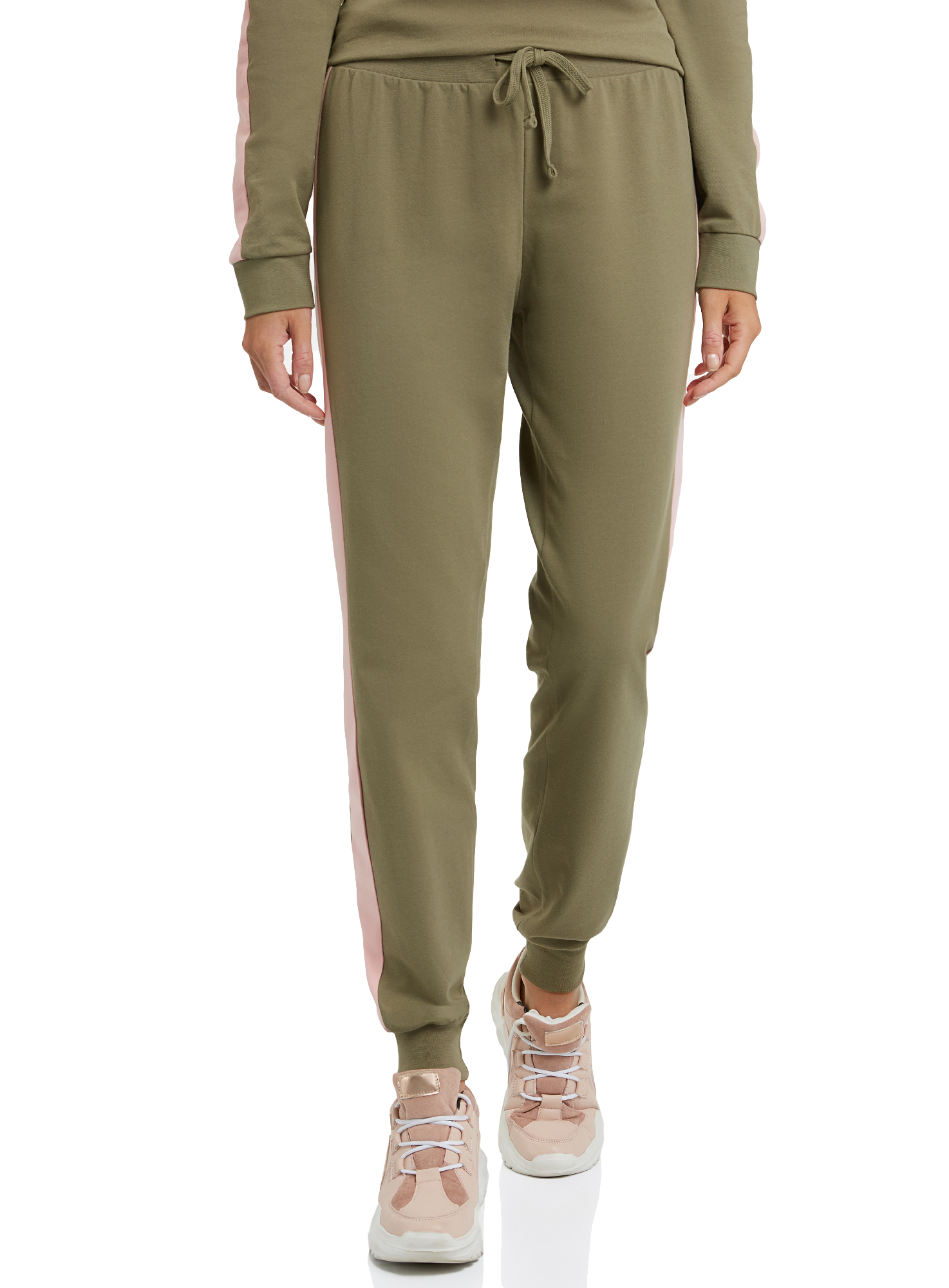 Спортивные брюки женские oodji 16701097B зеленые XL