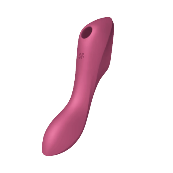 фото Вибромассажер satisfyer curvy trinity 3 red 12 см