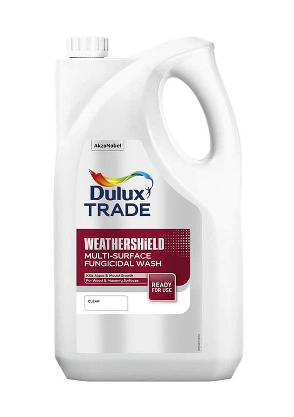 фото Растворитель биозащитный dulux weathershield multy-surface fungicidal wash 5 л