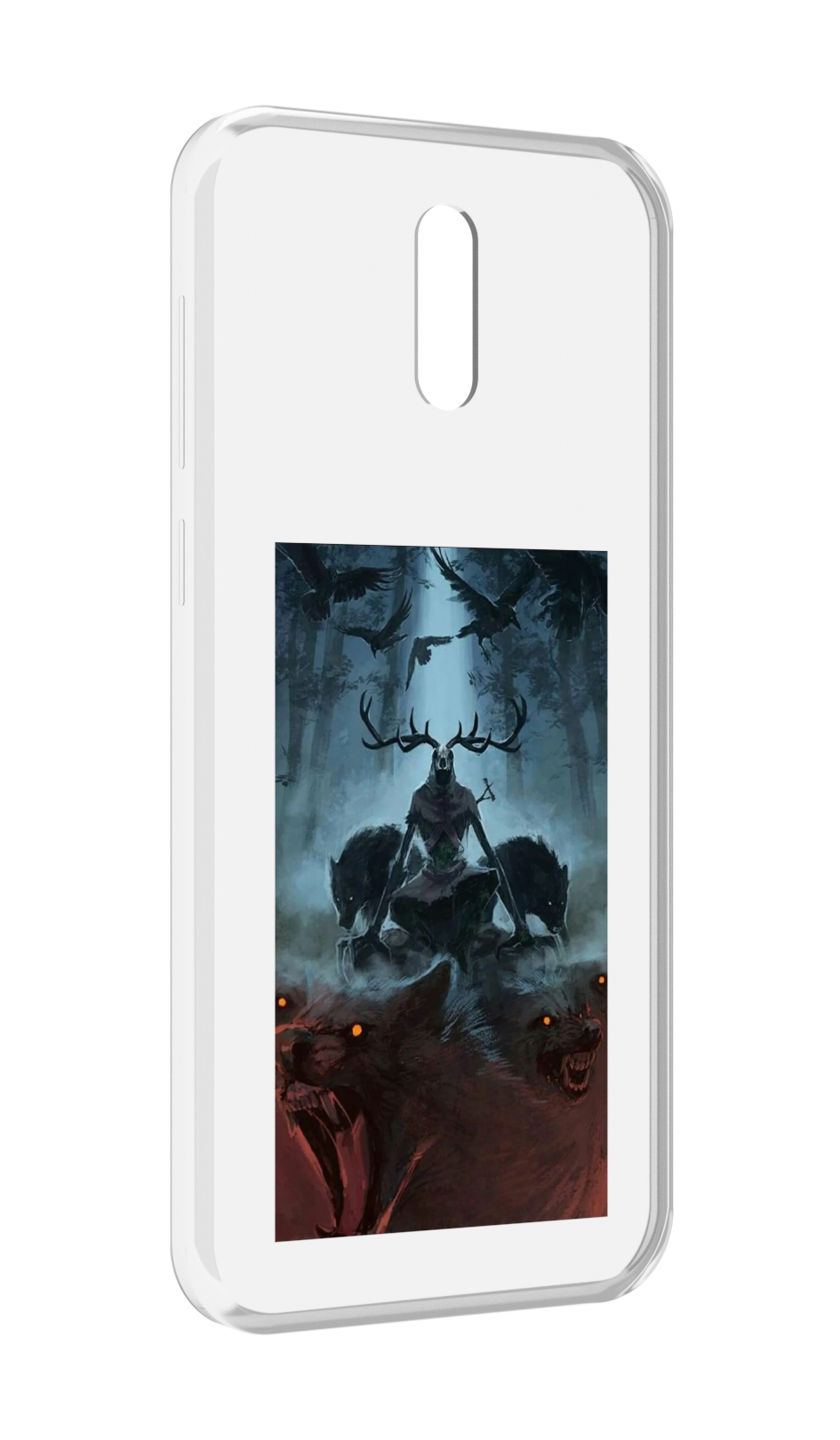 

Чехол MyPads лось демон для Alcatel 3L (2019), Прозрачный, Tocco