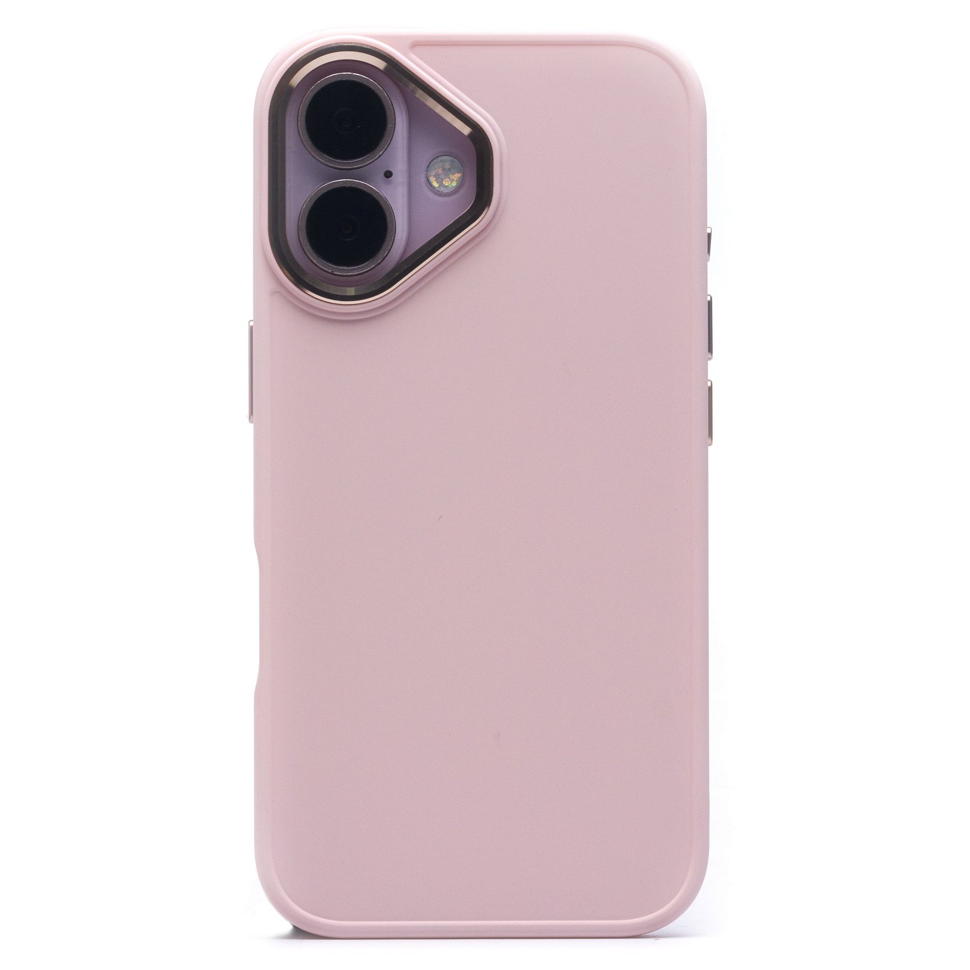 

Чехол для iPhone 16 силиконовый матовый 6 <светло-розовый>