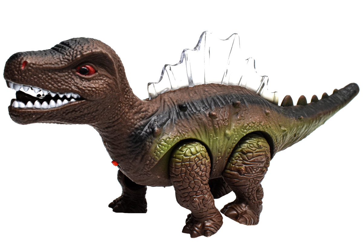 фото Динозавр игрушки со звуковыми и световыми эффектами. л-3-3310 динозавр коричневый