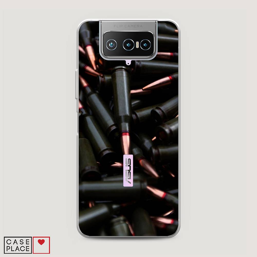 

Чехол Awog на Asus Zenfone 7 ZS670KS "Пули черные", Черный;коричневый, 44050-5