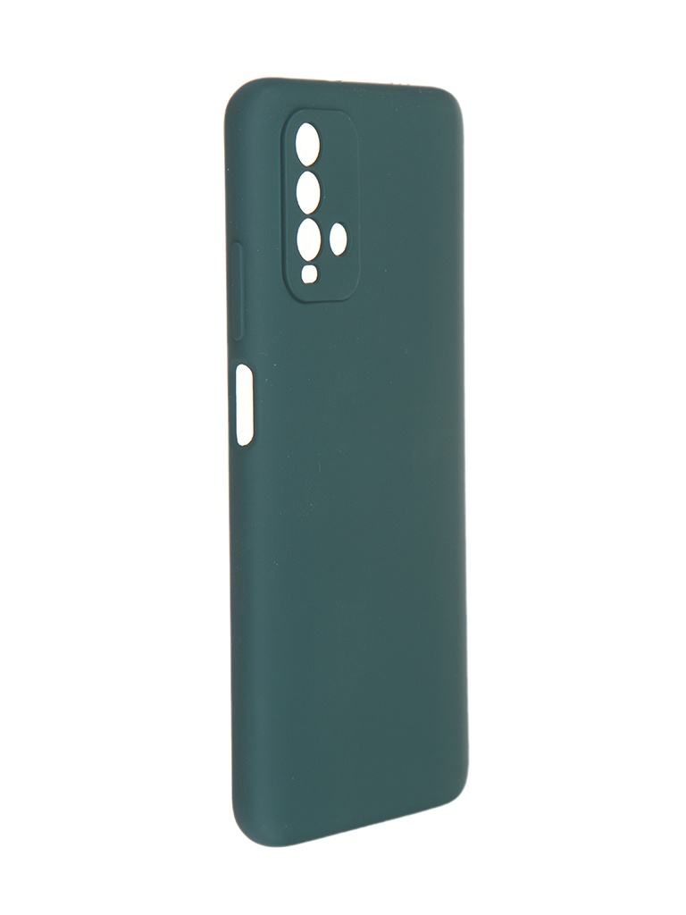 фото Чехол pero для xiaomi redmi 9t liquid silicone dark green pcls-0081-ng