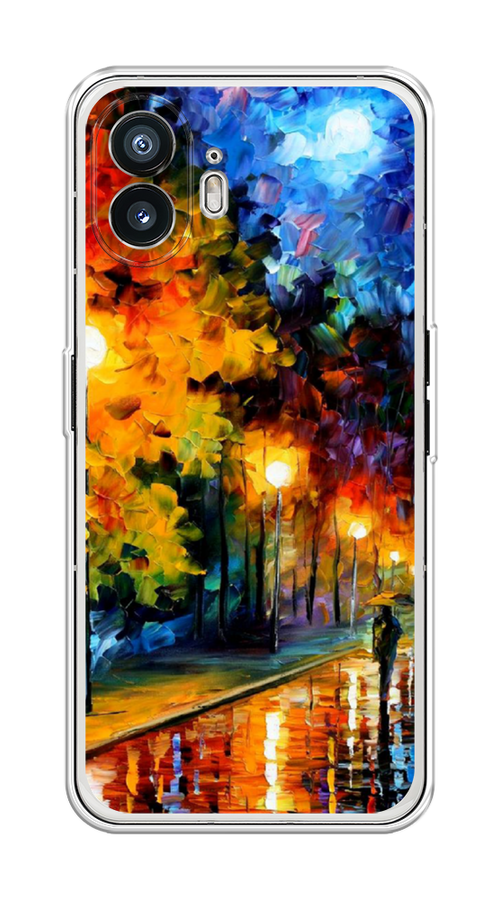 

Чехол на Nothing Phone (2) "Безлюдная улочка", Оранжевый;желтый;синий, 3300250-1