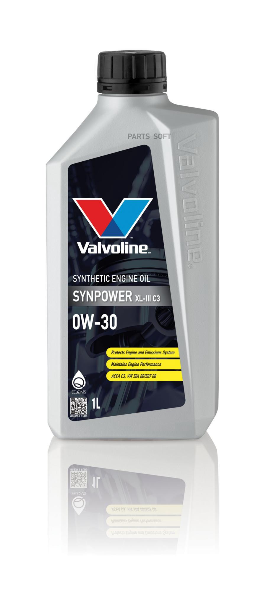 

Моторное масло Valvoline Synpower Xl-Iii C3 0W30 1л