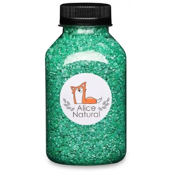 

Соль для ванн ароматическая Alice Natural с шиммером "Мятная" 250г