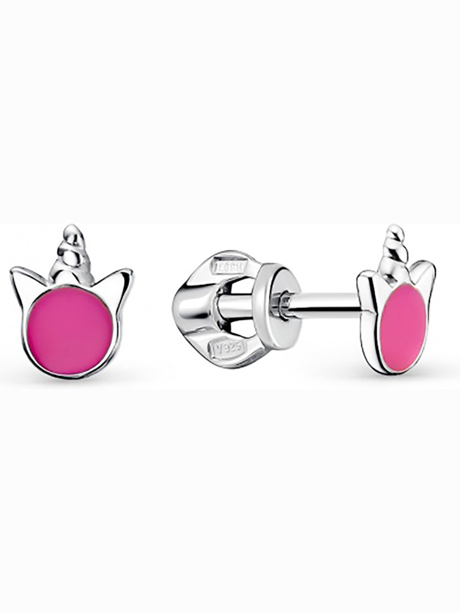 

Серьги Единороги из серебра Вероника С608-2117М1, С608-2117М1