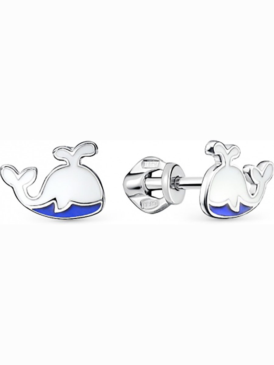 

Серьги Киты из серебра Вероника С608-2102М1, С608-2102М1