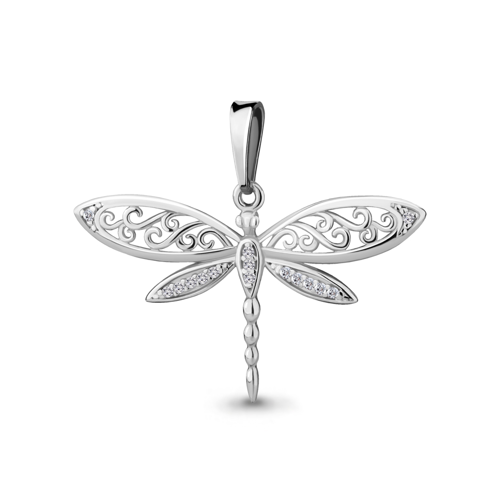 

Подвеска из серебра с фианитом Aquamarine 24134А_925_р, 24134А_925_р