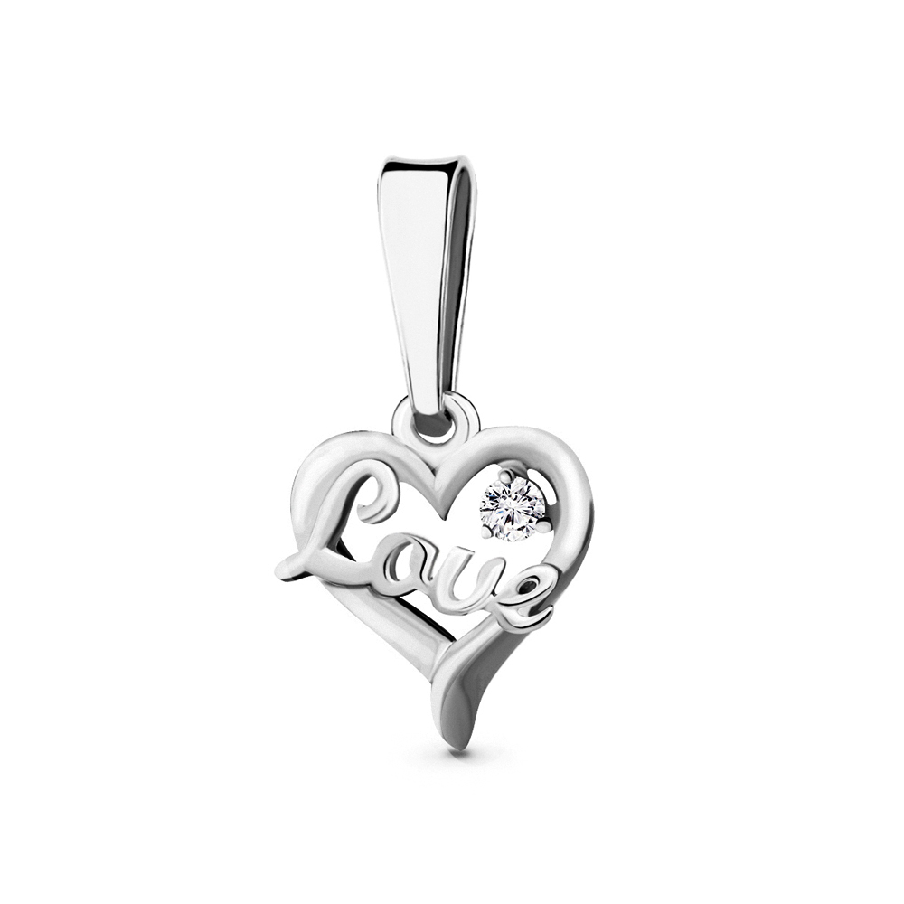 

Подвеска из серебра с фианитом Aquamarine 24115А_925_р, 24115А_925_р