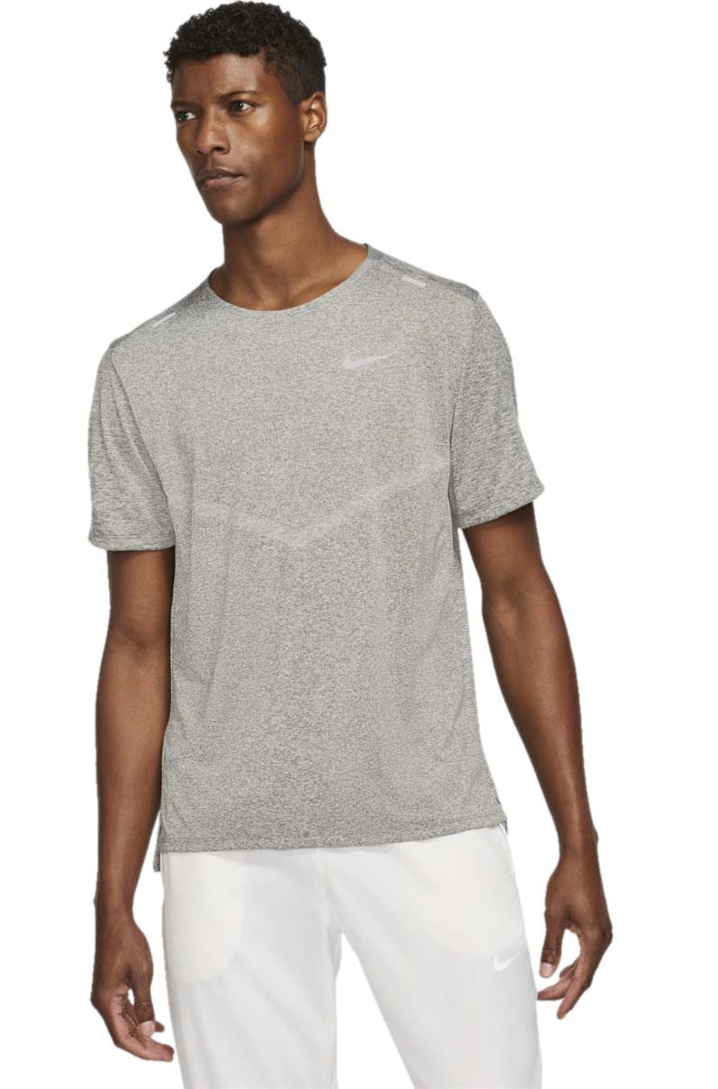 Футболка мужская Nike M Dri-FIT Rise 365 Short Sleeve Running Top серая S