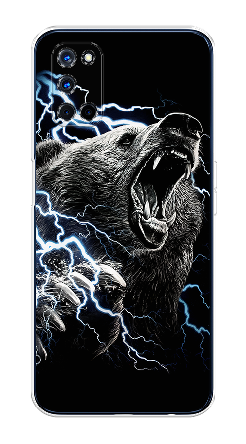 

Чехол на Oppo A52/A72 "Гроза и медведь", Черный;серый;серебристый, 253150-1