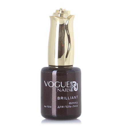 Купить Топ Vogue Nails Brilliant прозрачный жидкий без эффектов без липкого слоя 18 мл