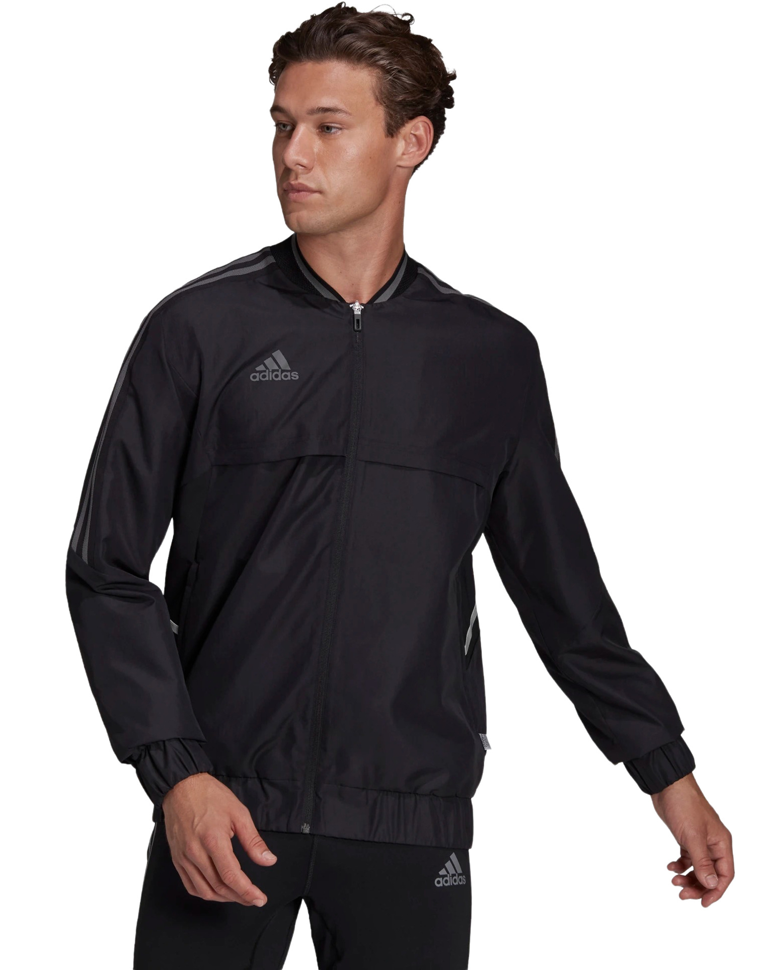 

Бомбер мужской Adidas Con22 Pro Jkt черный 2XL, Con22 Pro Jkt