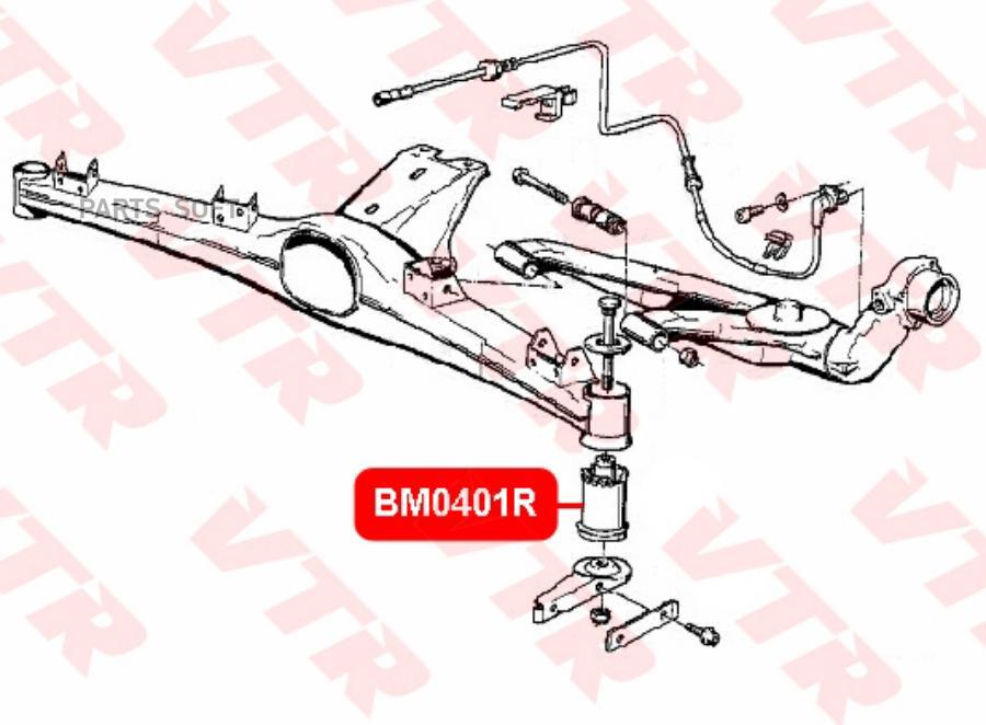 

Сайлентблок балки задней подвески внутренний