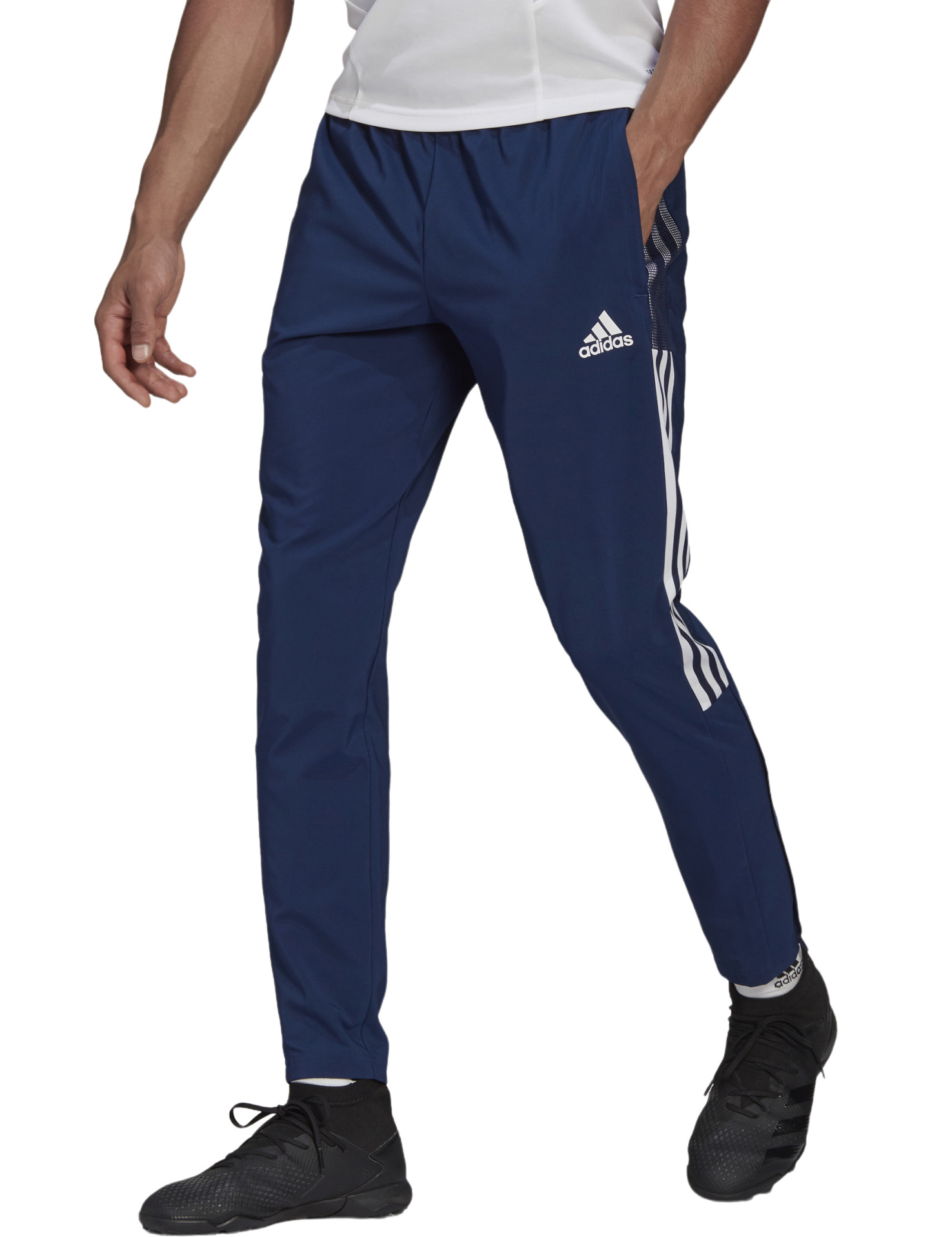 

Спортивные брюки мужские Adidas Football App Generic Men синие XLT, Football App Generic Men