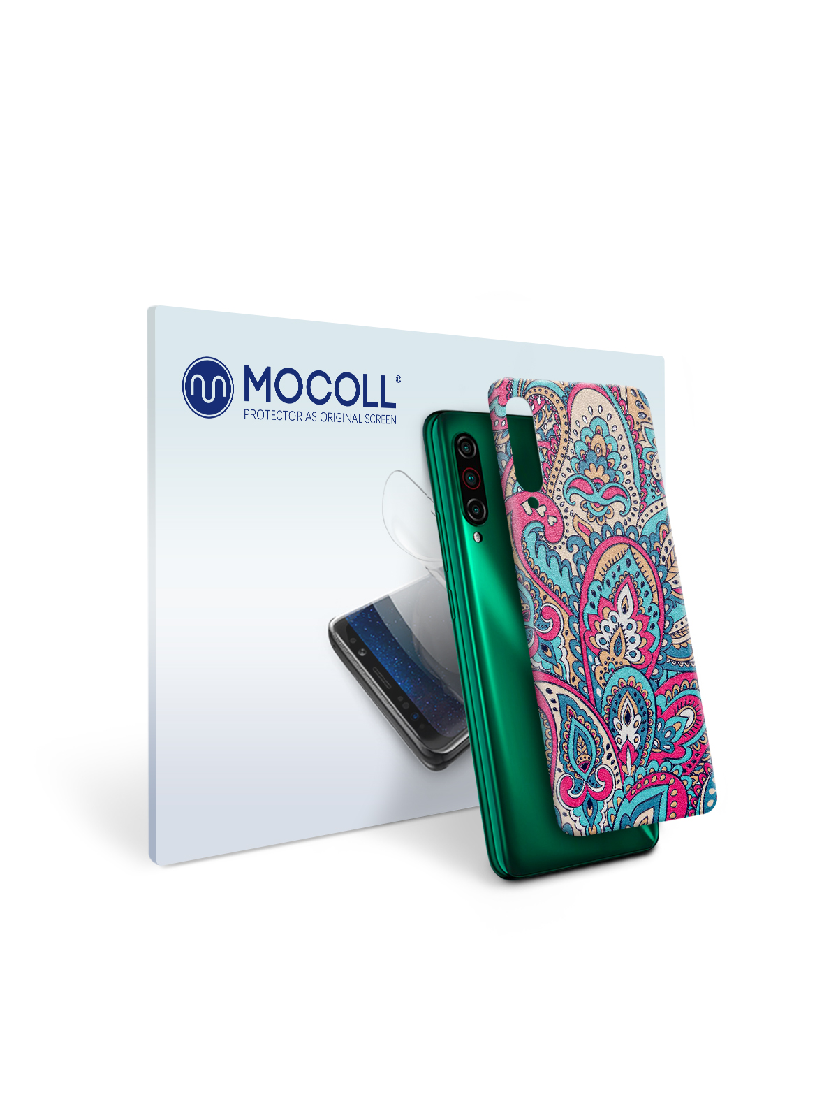 

Пленка защитная MOCOLL для задней панели Meizu M8 Богемный узор Пейсли