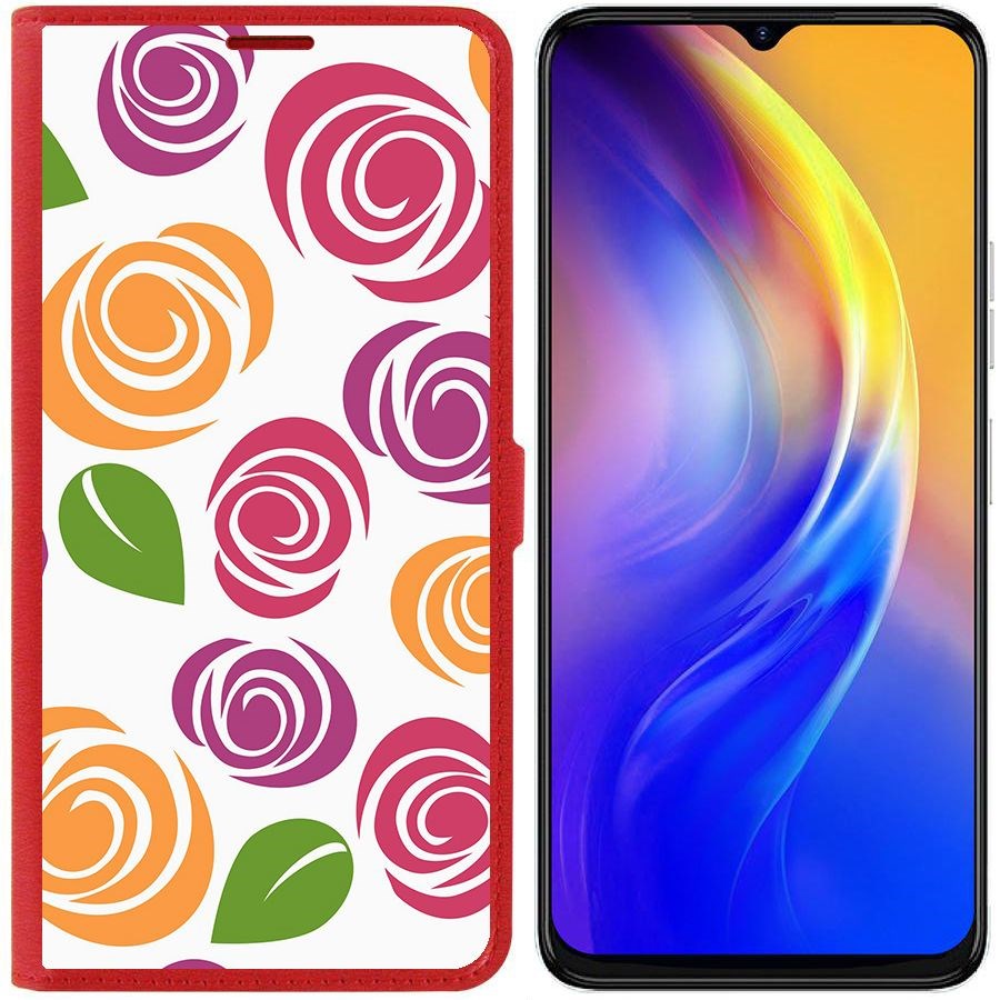 

Чехол-книжка Eco Book для Tecno Spark 10C Цветочный паттерн 6