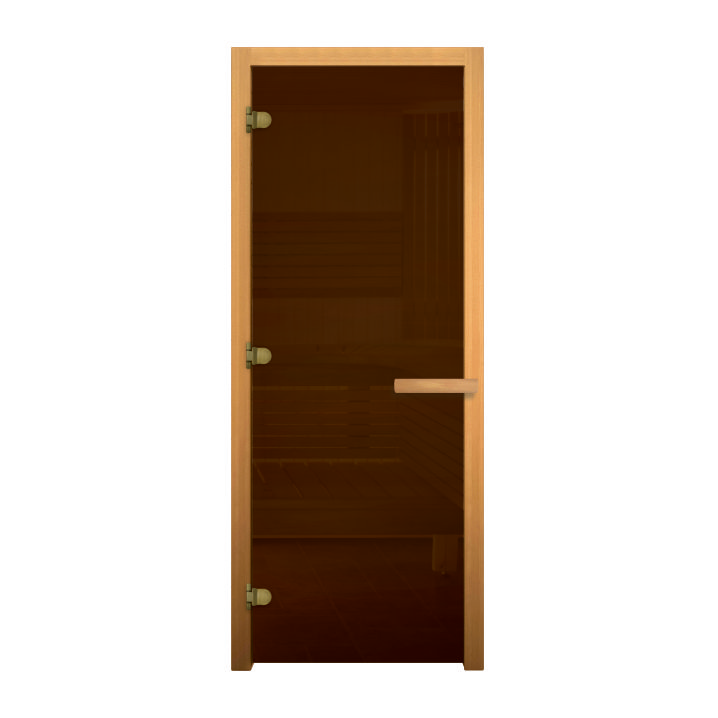 

Дверь стекло Бронза, 180х80 (8мм, 3 петли 716 GB (Магнит) (ОСИНА)