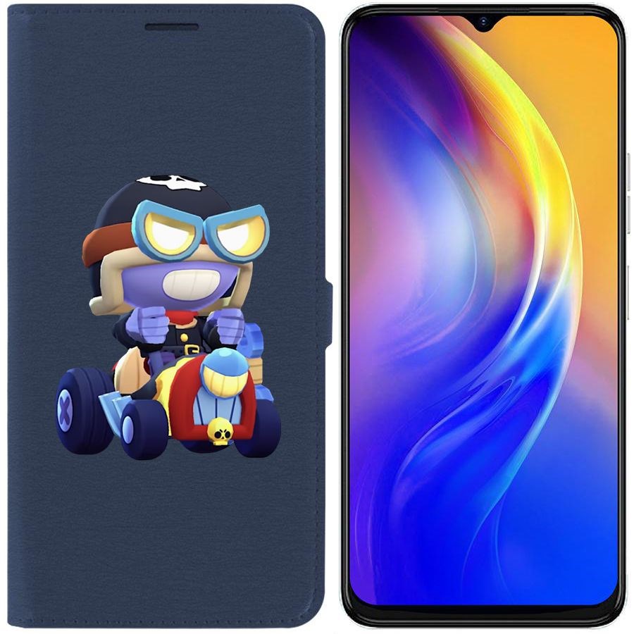

Чехол-книжка Eco Book для Tecno Spark 10C Brawl Stars-Безумный Карл