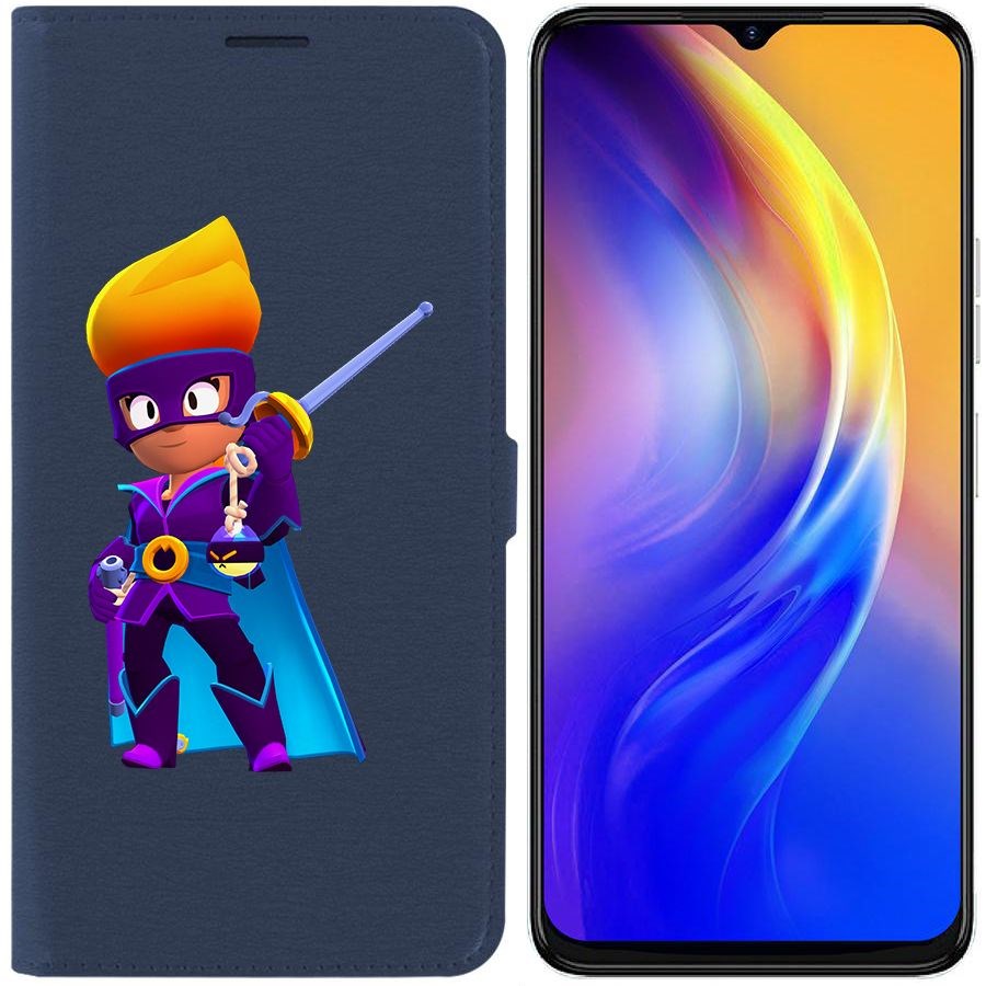 

Чехол-книжка Eco Book для Tecno Spark 10C Brawl Stars-Амбер де Ла Вега
