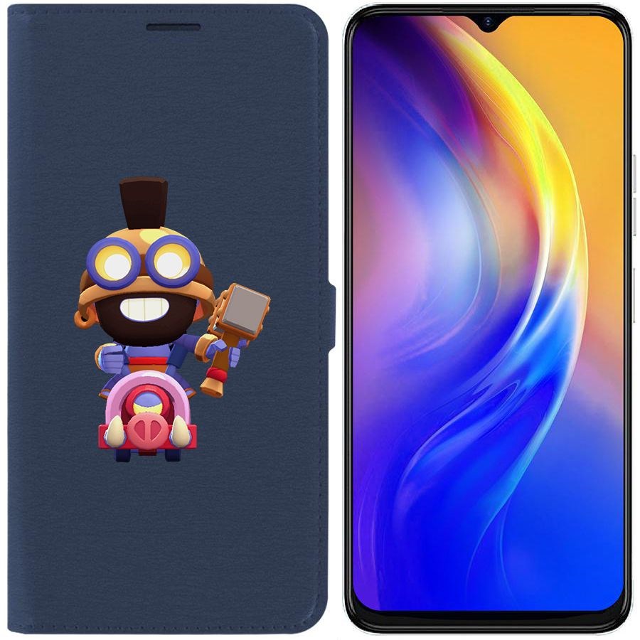 

Чехол-книжка Eco Book для Tecno Spark 10C Brawl Stars-Карл Всадник на кабане