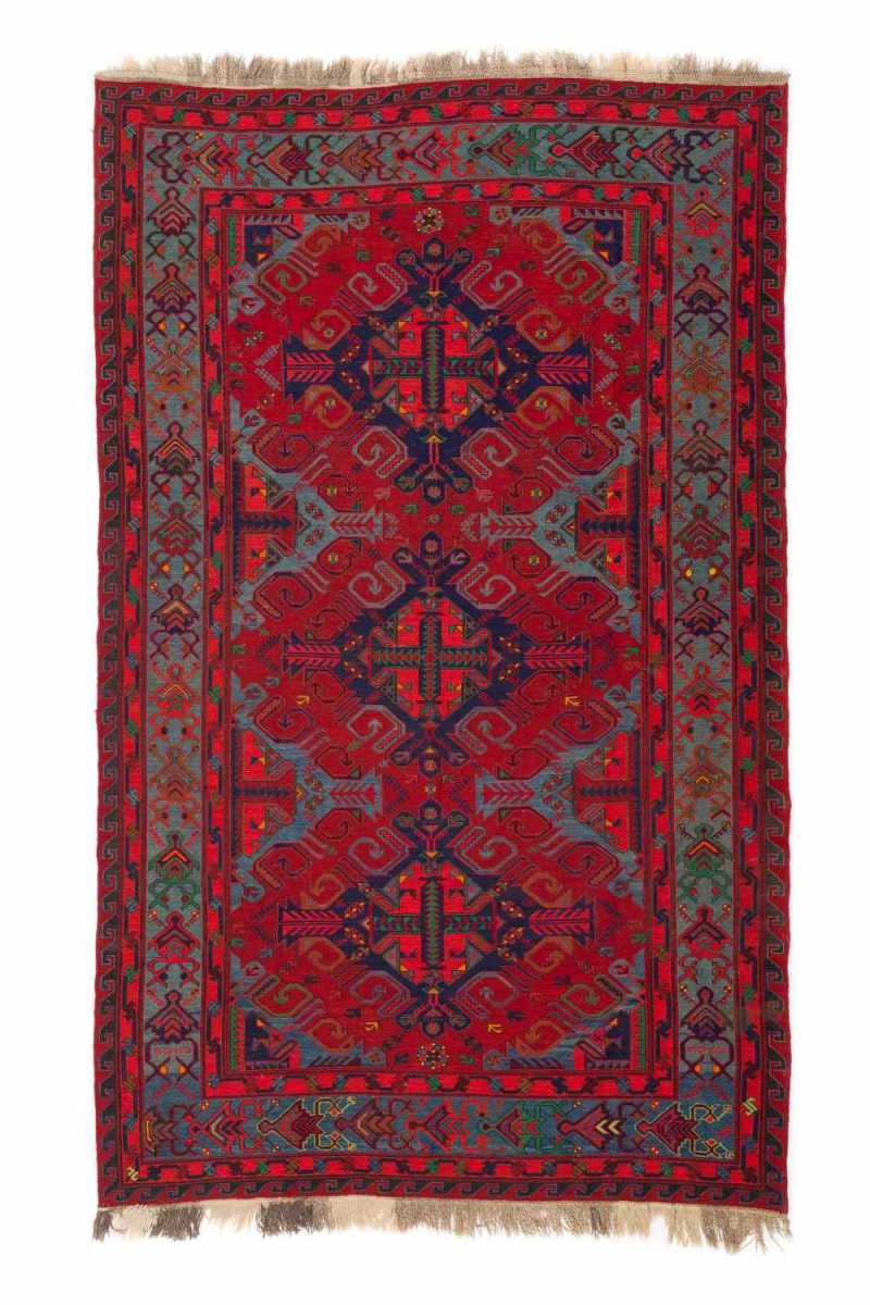 Ковер Orazbai Collection Сумах 333x201 см бирюзовый