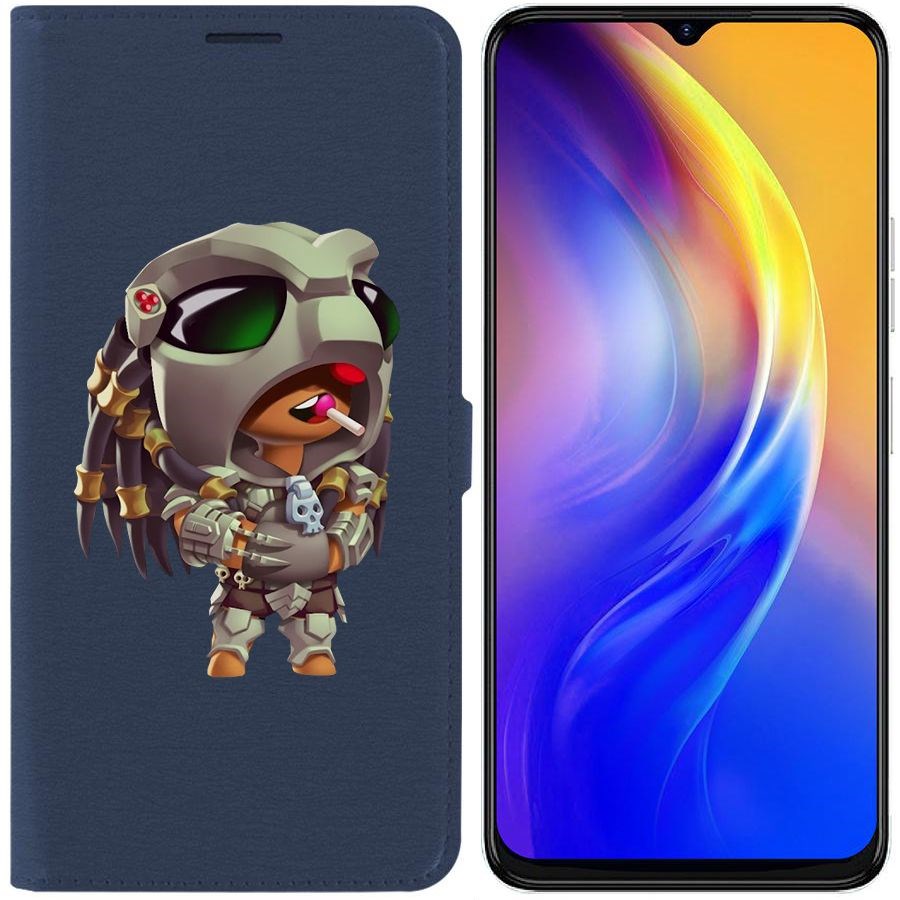 

Чехол-книжка Eco Book для Tecno Spark 10C Brawl Stars-Леон Хищник
