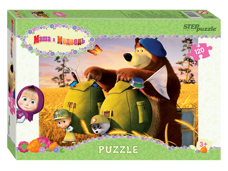 фото Пазл step puzzle маша и медведь 2 в ассортименте