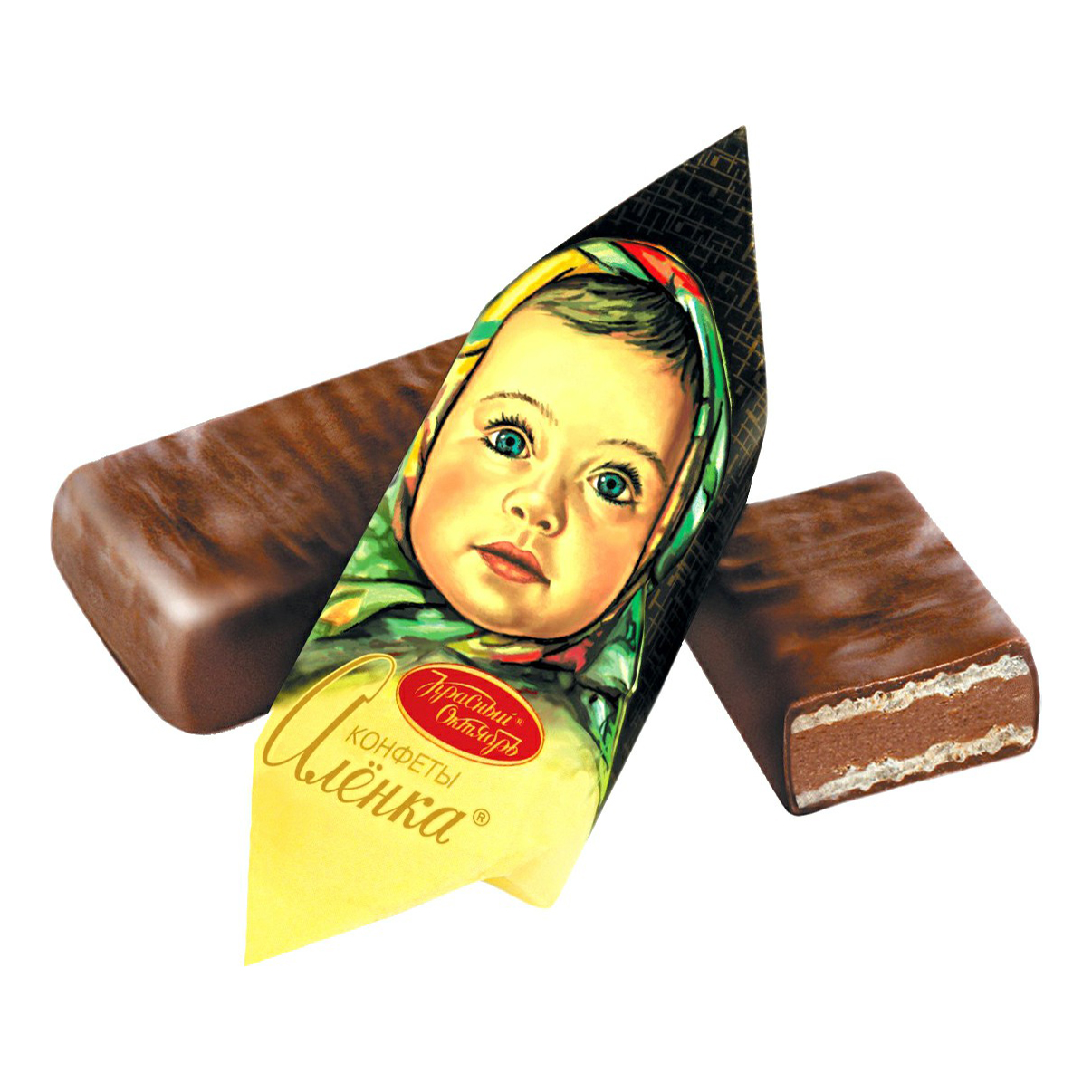 

Конфеты вафельные Аленка с фундуком +-500 г